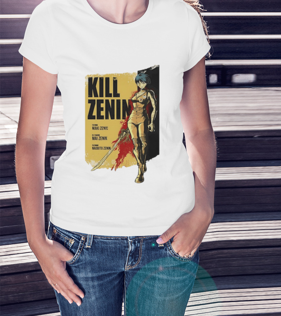 Kill Zenin Maki Mai Naobito Characters Anime T-Shirt