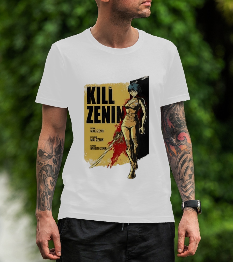 Kill Zenin Maki Mai Naobito Characters Anime T-Shirt