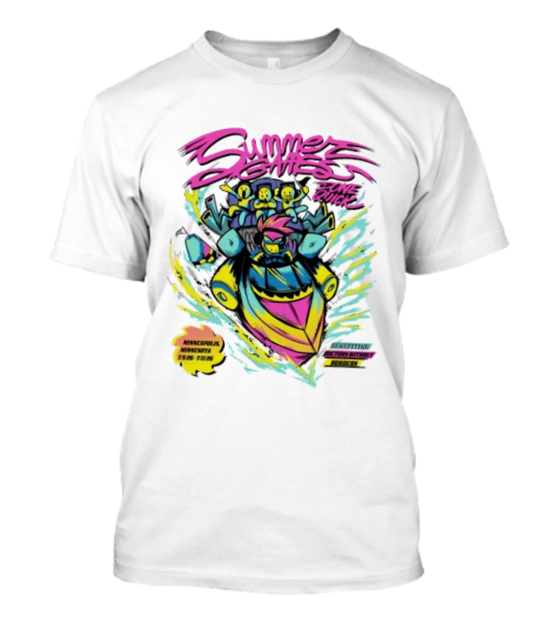 Summer Games Zone Quick Minneapolis 2026 Minnesota Benefiting Doctors Without Borders T-Shirt