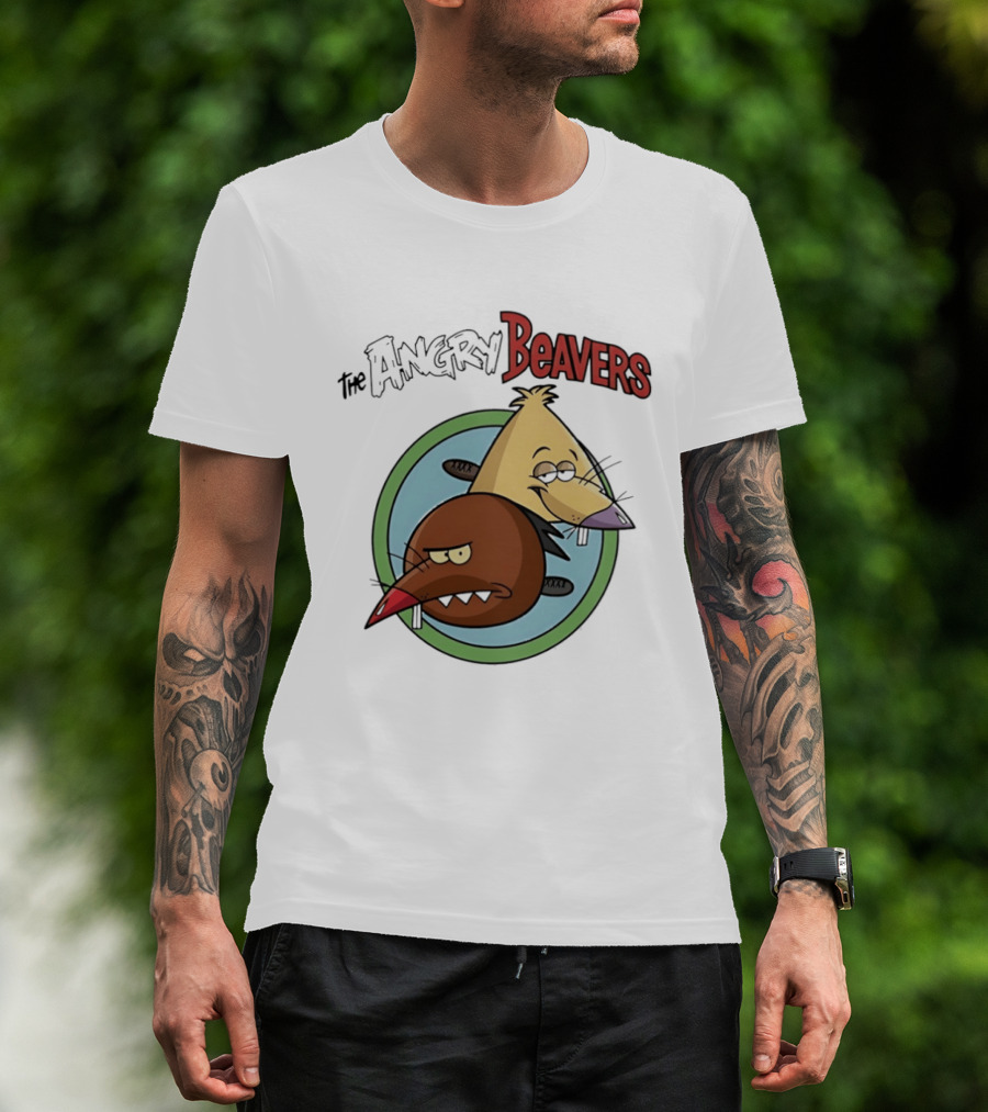 The Angry Beavers Nickelodeon 90s Cartoons Daggett And Norbert T-Shirt