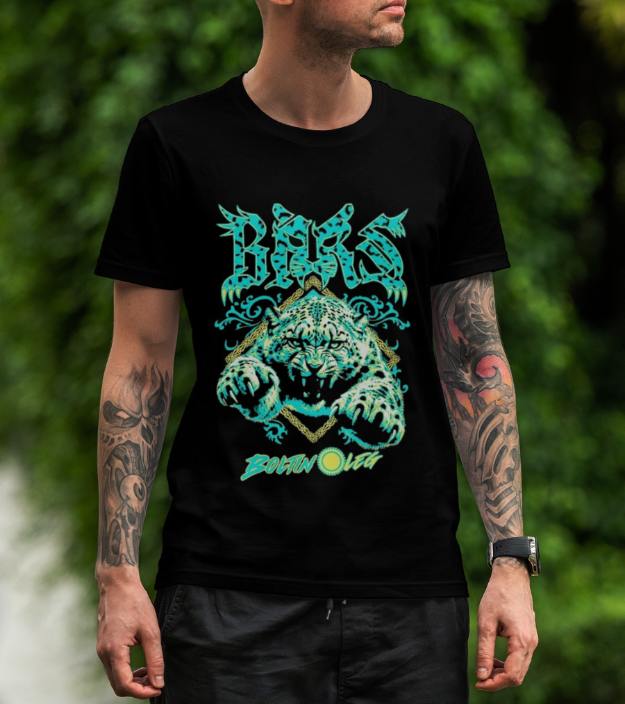 Bars Boltin Oleg Leopard Wild Cat Animal T-Shirt
