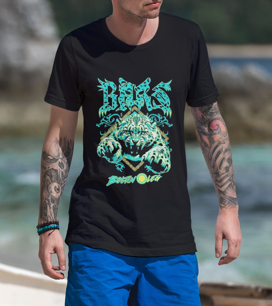 Bars Boltin Oleg Leopard Wild Cat Animal T-Shirt