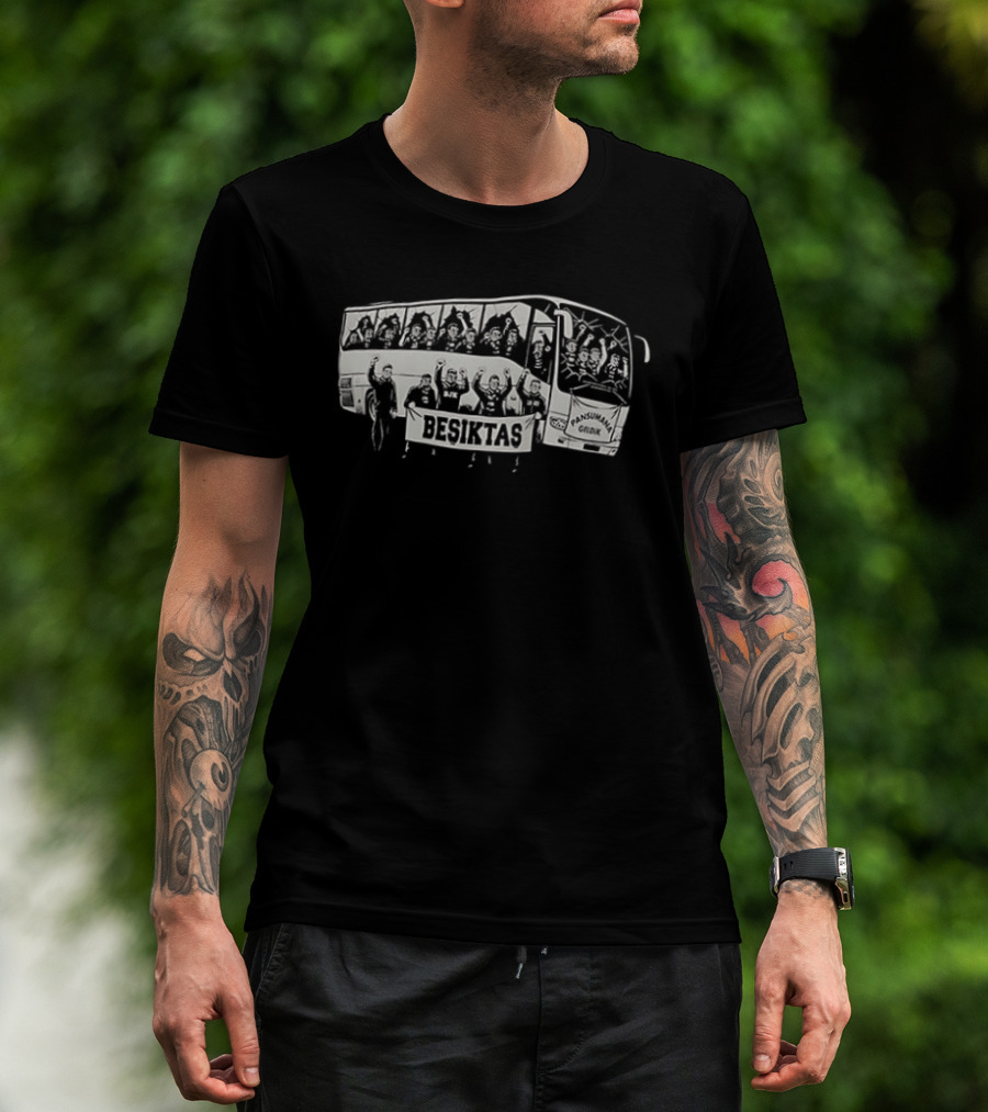 Besiktas Erkek BJK 1903 Team Spirit Bus T-Shirt