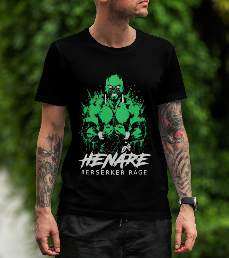 Henare Berserker Rage NJPW Wrestling T-Shirt