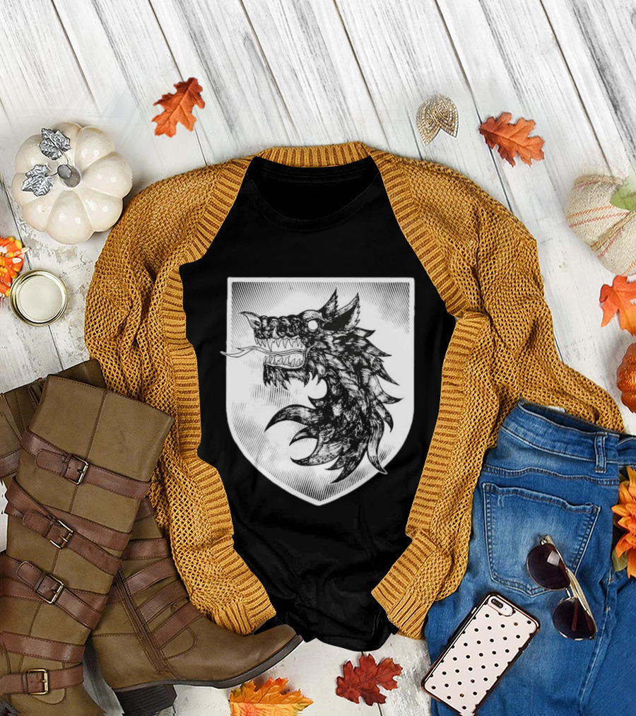 Direwolf House Stark Sigil Game of Thrones T-Shirt