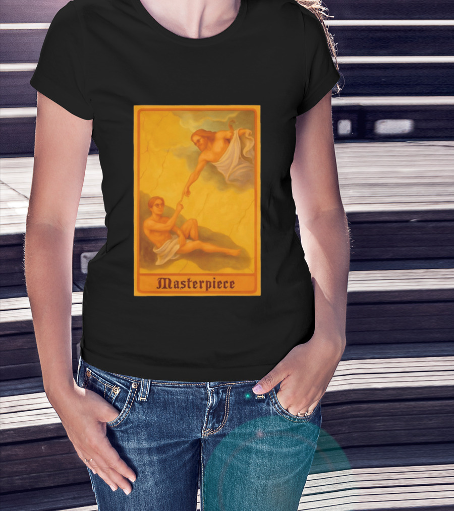 Masterpiece Michelangelo Creation Of Adam Iconic Classic Renaissance T-Shirt