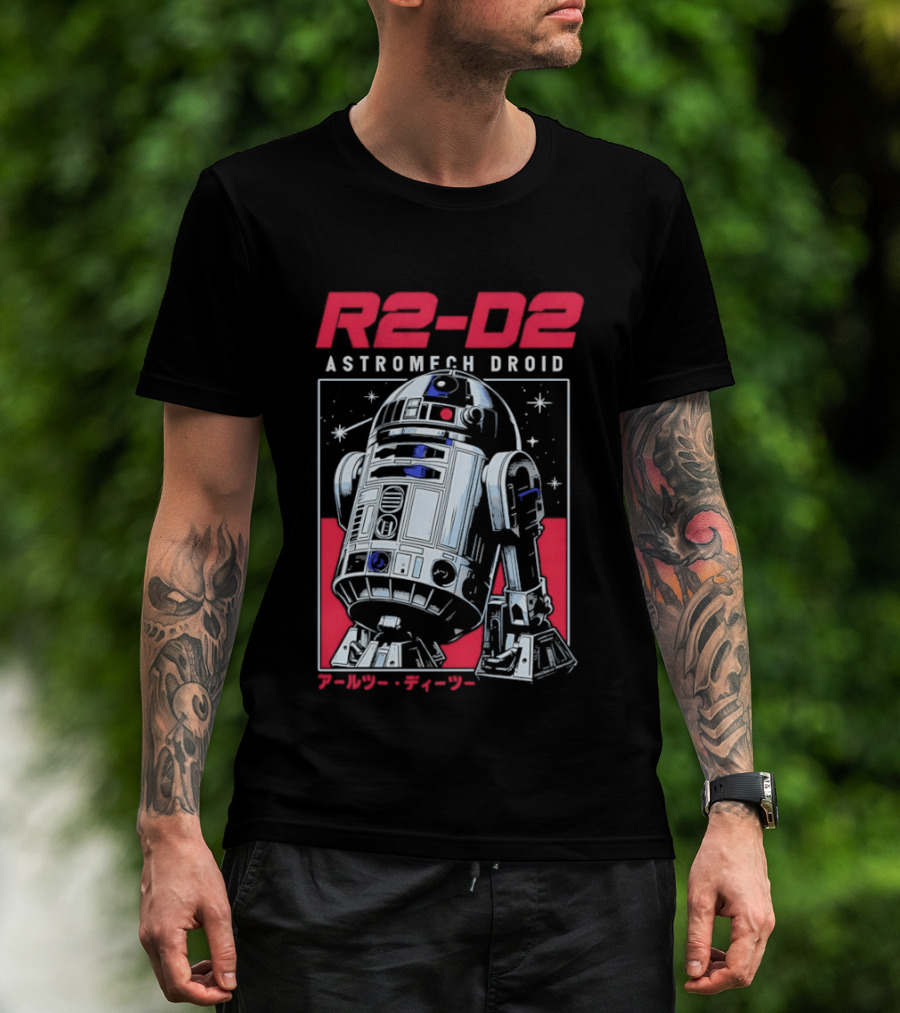 R2 D2 Astromech Droid Star Wars Sci Fi Robot T-Shirt