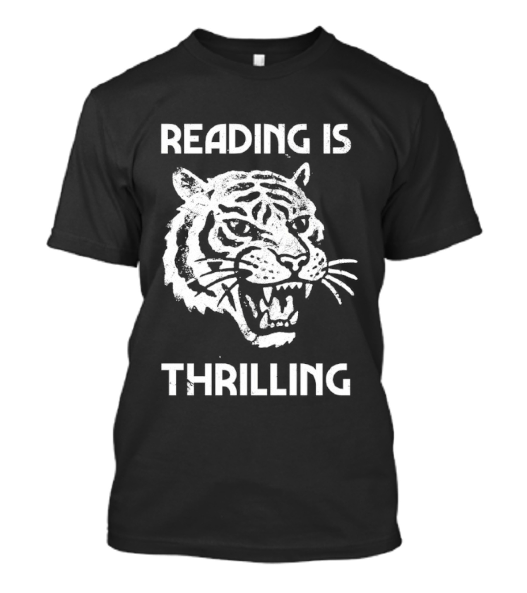 Reading Is Thrilling Fierce Tiger T-Shirt