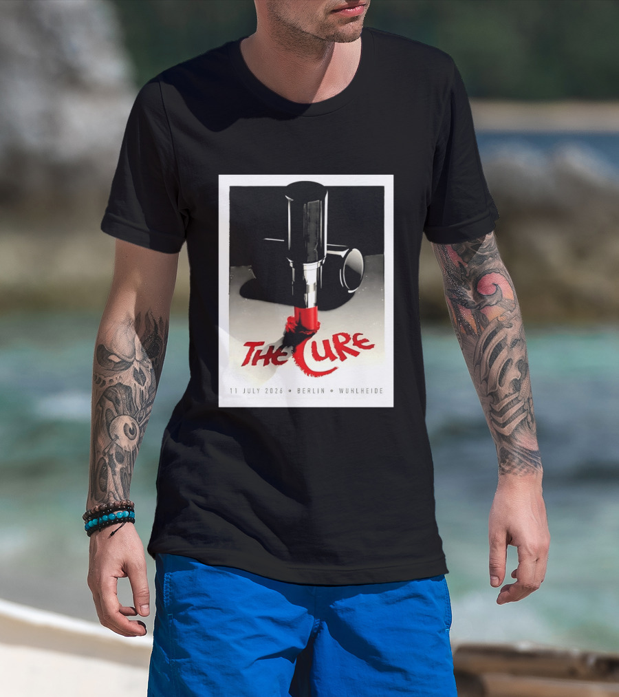 The Cure Berlin Concert 11 July 2026 Wuhlheide Lipstick T-Shirt