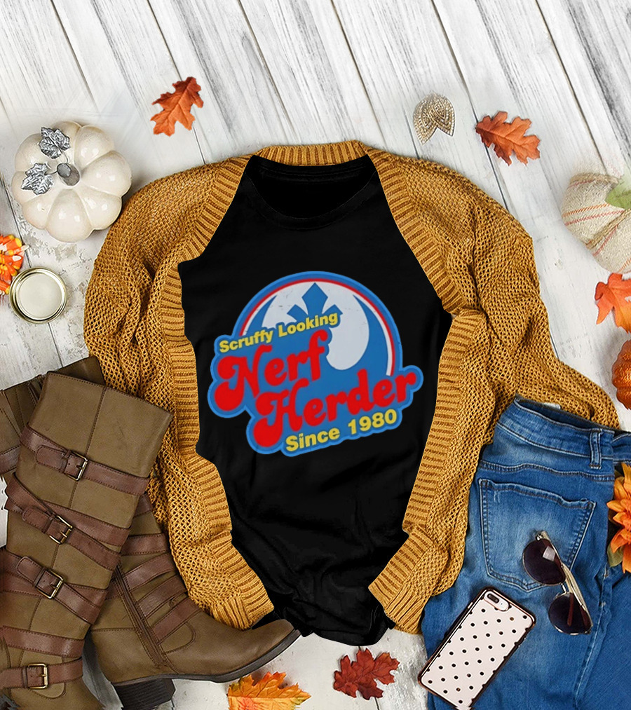 Scruffy Looking Nerf Herder Since 1980 T-Shirt