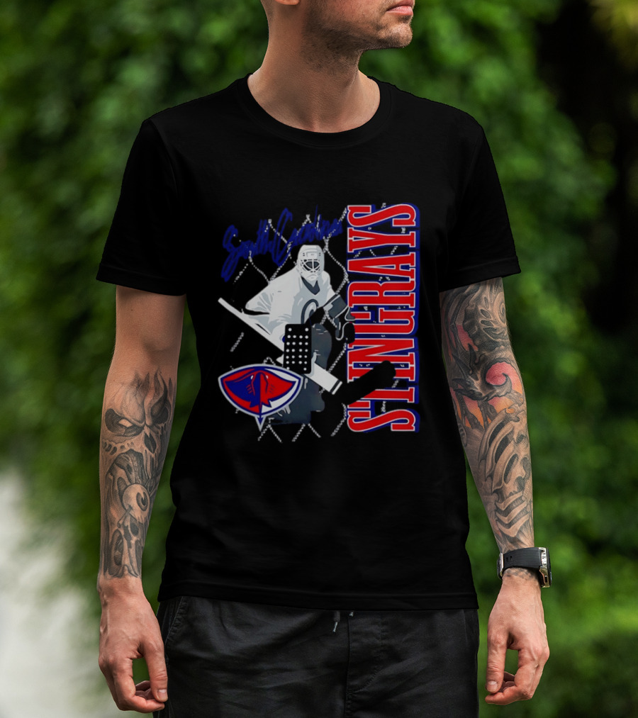 South Carolina Stingrays Hockey Goalie ECHL Team T-Shirt