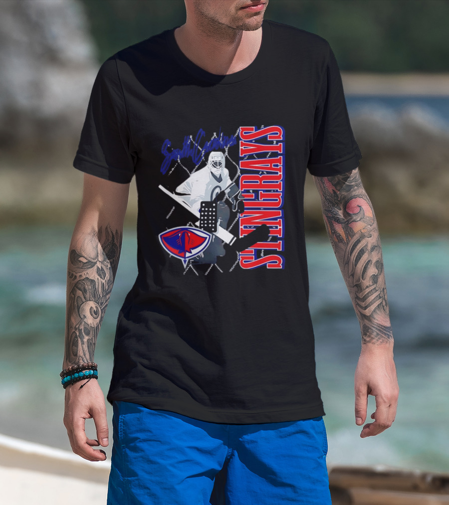 South Carolina Stingrays Hockey Goalie ECHL Team T-Shirt