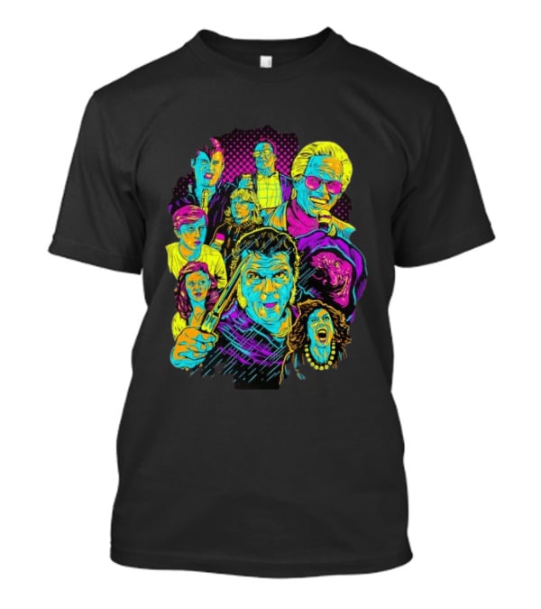 Twin Peaks Cast Neon Pop David Lynch T-Shirt