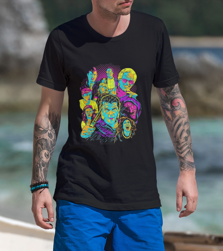 Twin Peaks Cast Neon Pop David Lynch T-Shirt