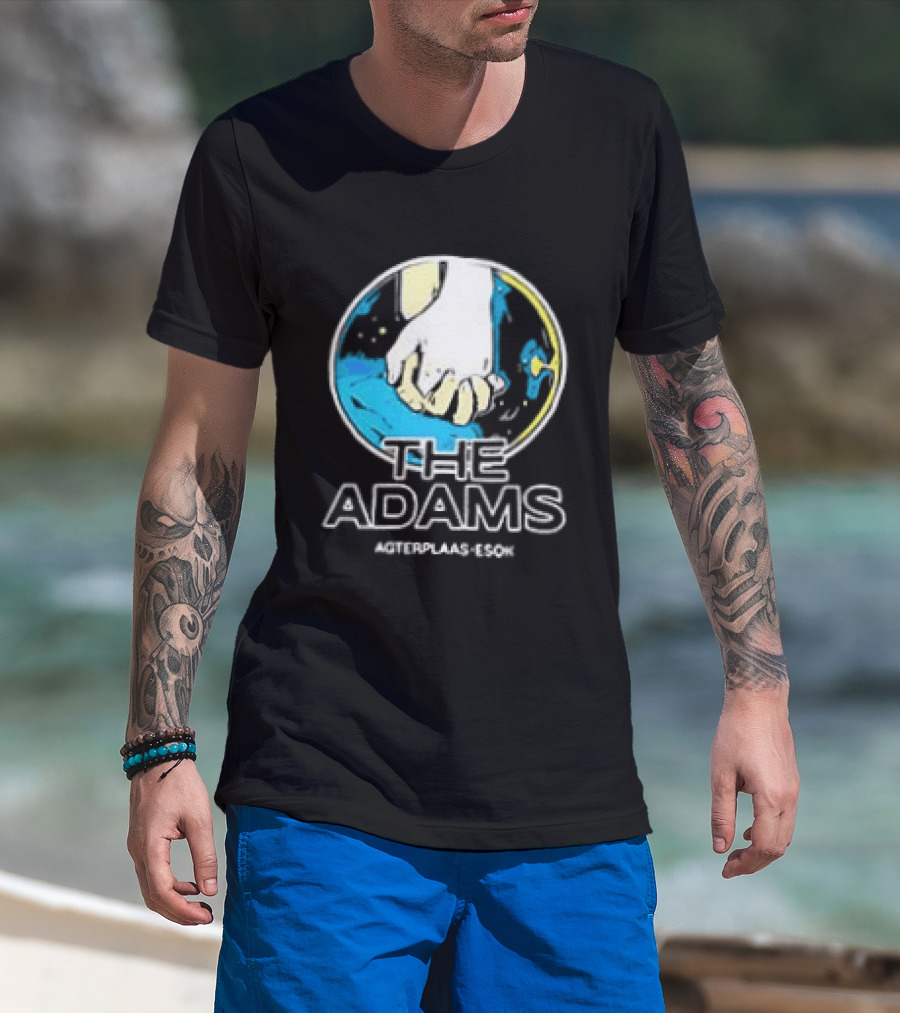 The Adams Agterplaas Esok Cosmic Handshake Global Unity T-Shirt
