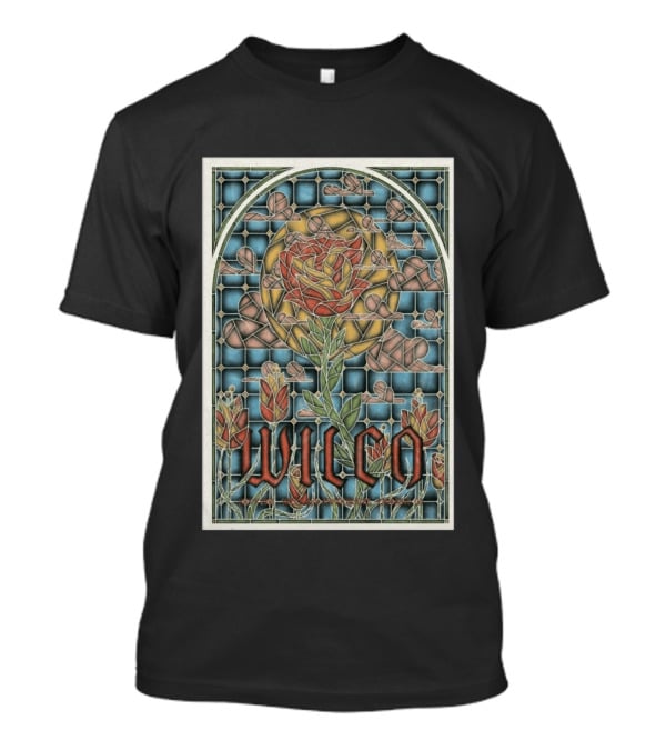 Wilco Sweetland Amphitheatre LaGrange GA Jul 9 2026 Stained Glass Rose T-Shirt