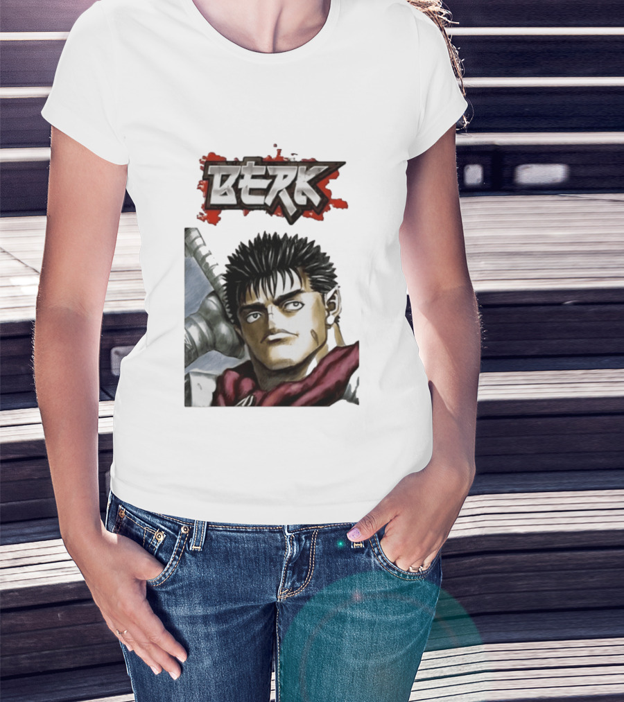 Berk Berserk Manga Guts Style Warrior T-Shirt