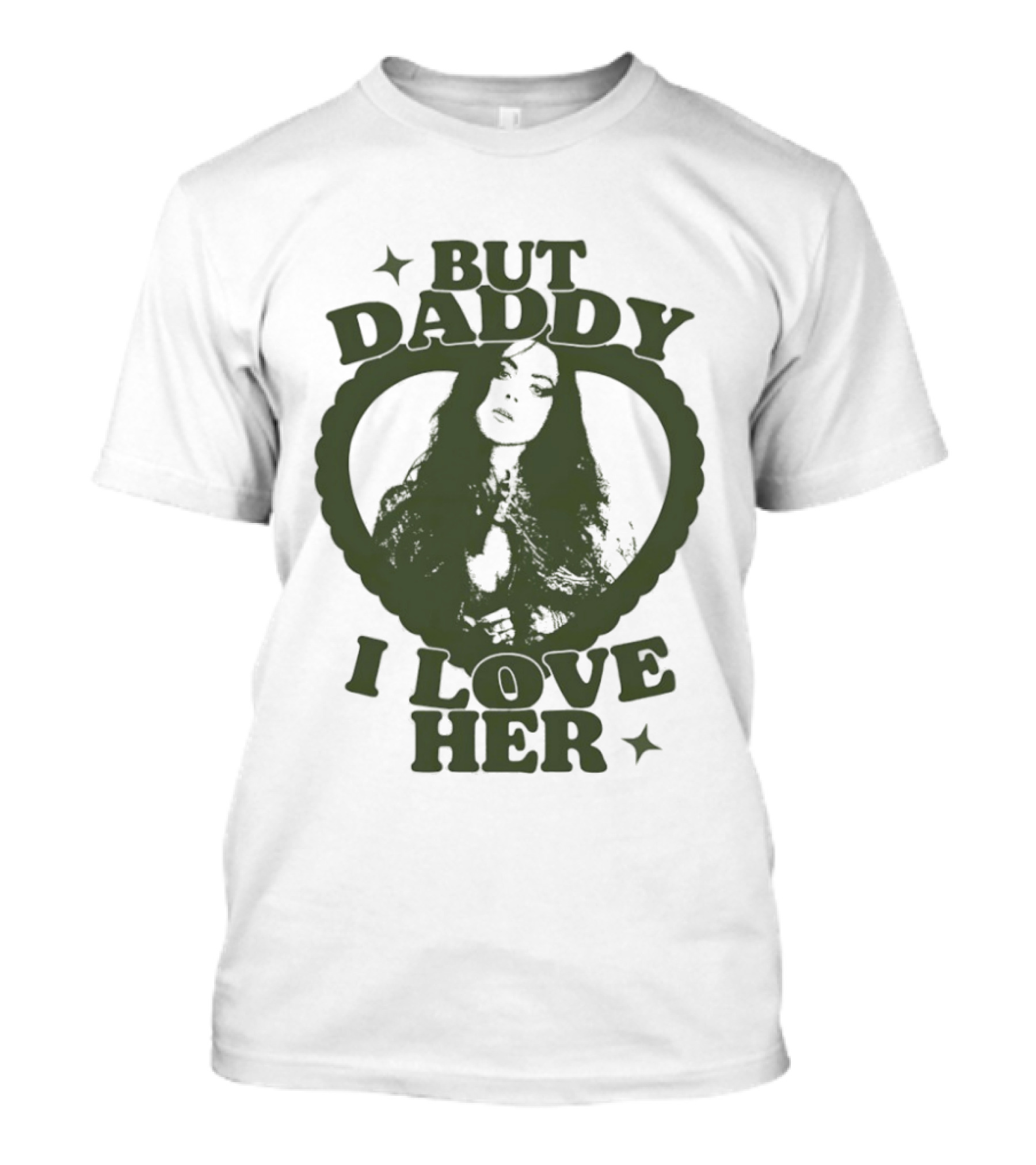 But Daddy I Love Her Heart Star T-Shirt