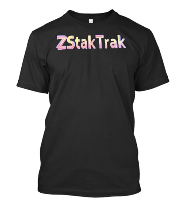 ZStakTrak Pastel Gradient Lettering T-Shirt