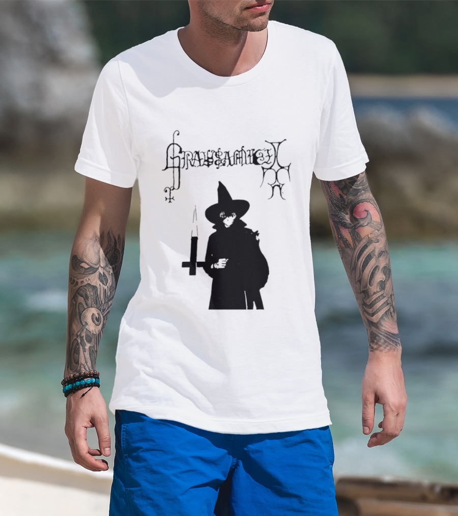 Gravsaamuel Witch Iconic Gothic Anime Dark Aesthetic T-Shirt
