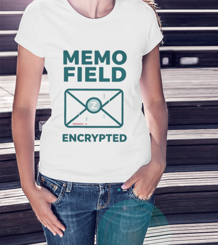 Memo Field Encrypted Z Data Security Protection T-Shirt