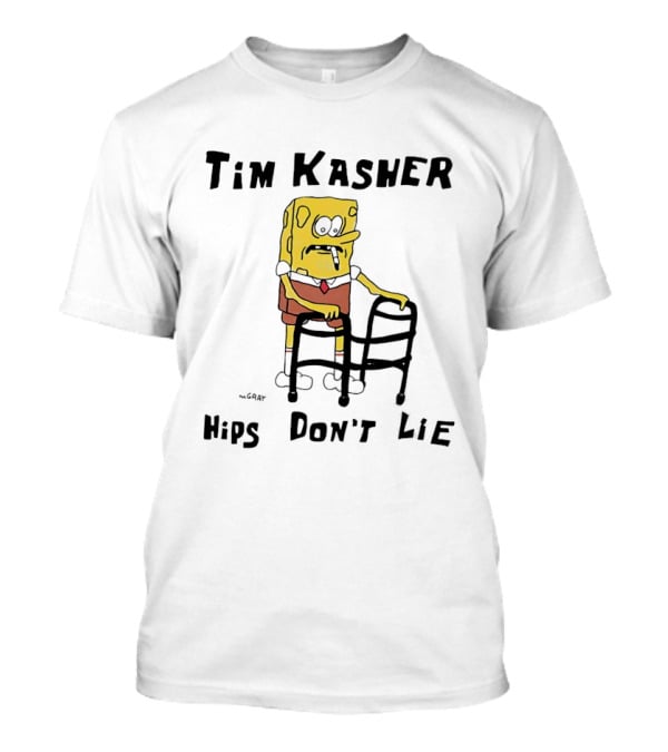 Tim Kasher Sponge SquarePants Cigarette Walker Hips Don't Lie T-Shirt