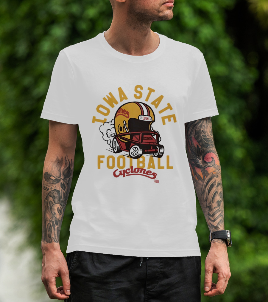 Iowa State Cyclones Helmet Football Team Fan Gear T-Shirt