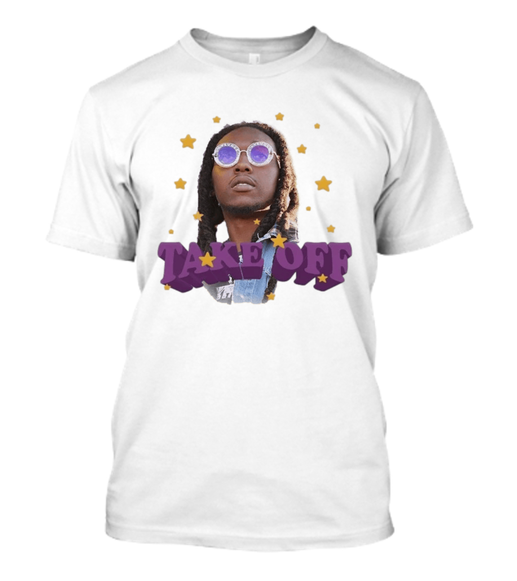 Take Off Girls Are Drugs Purple Stars T-Shirt