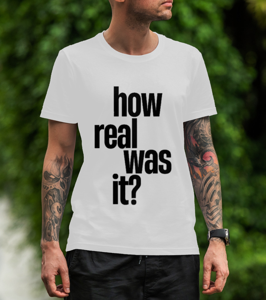 Asha Banks UK How Real Was It T-Shirt