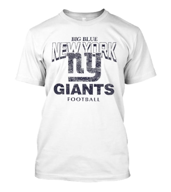 New York Giants Big Blue Football NY T-Shirt