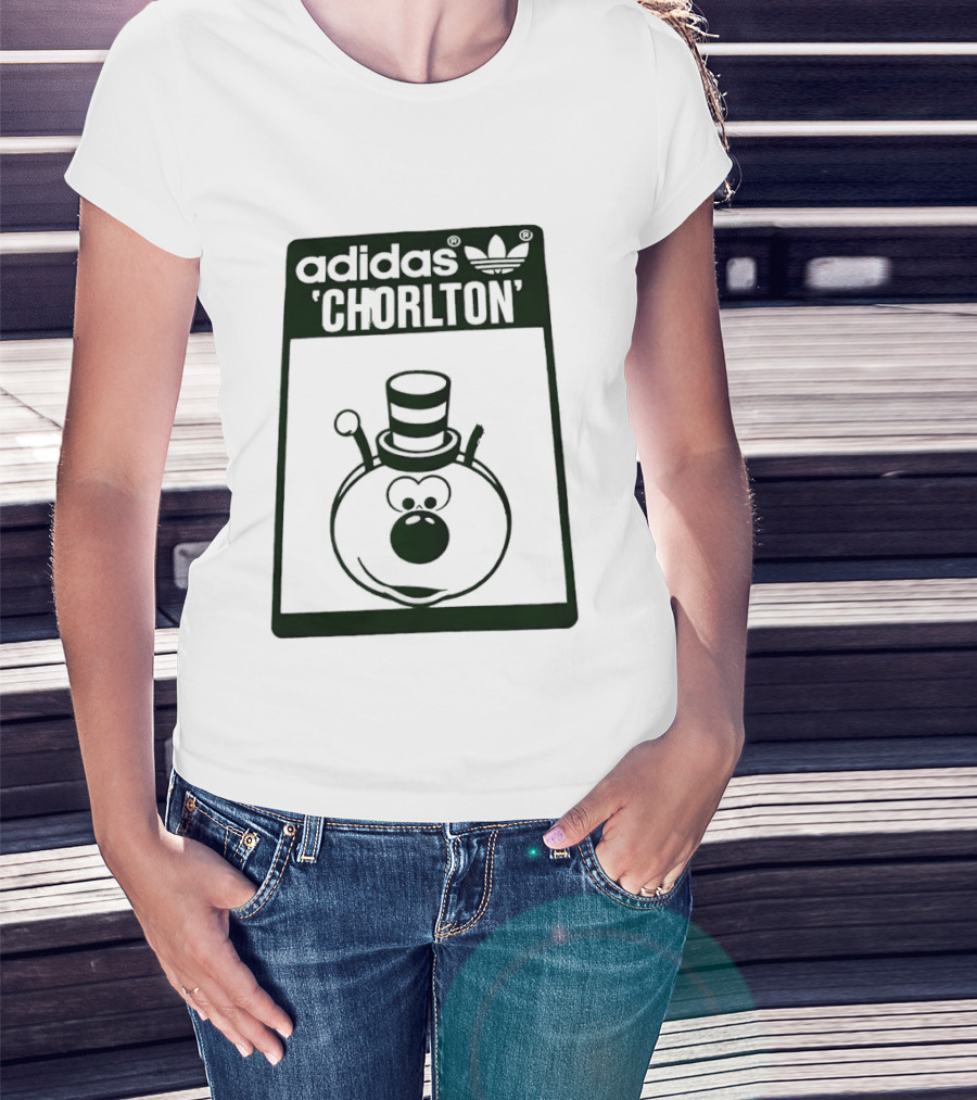 Adidas Chorlton Cartoon Character With Trefoil Top Hat T-Shirt