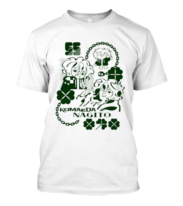 Komaeda Nagito Cute Clover Chain T-Shirt