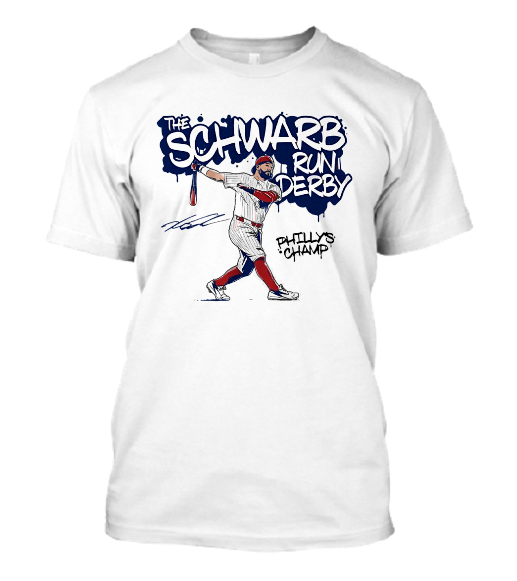 The Schwarb Run Derby Philly's Champ Baseball T-Shirt