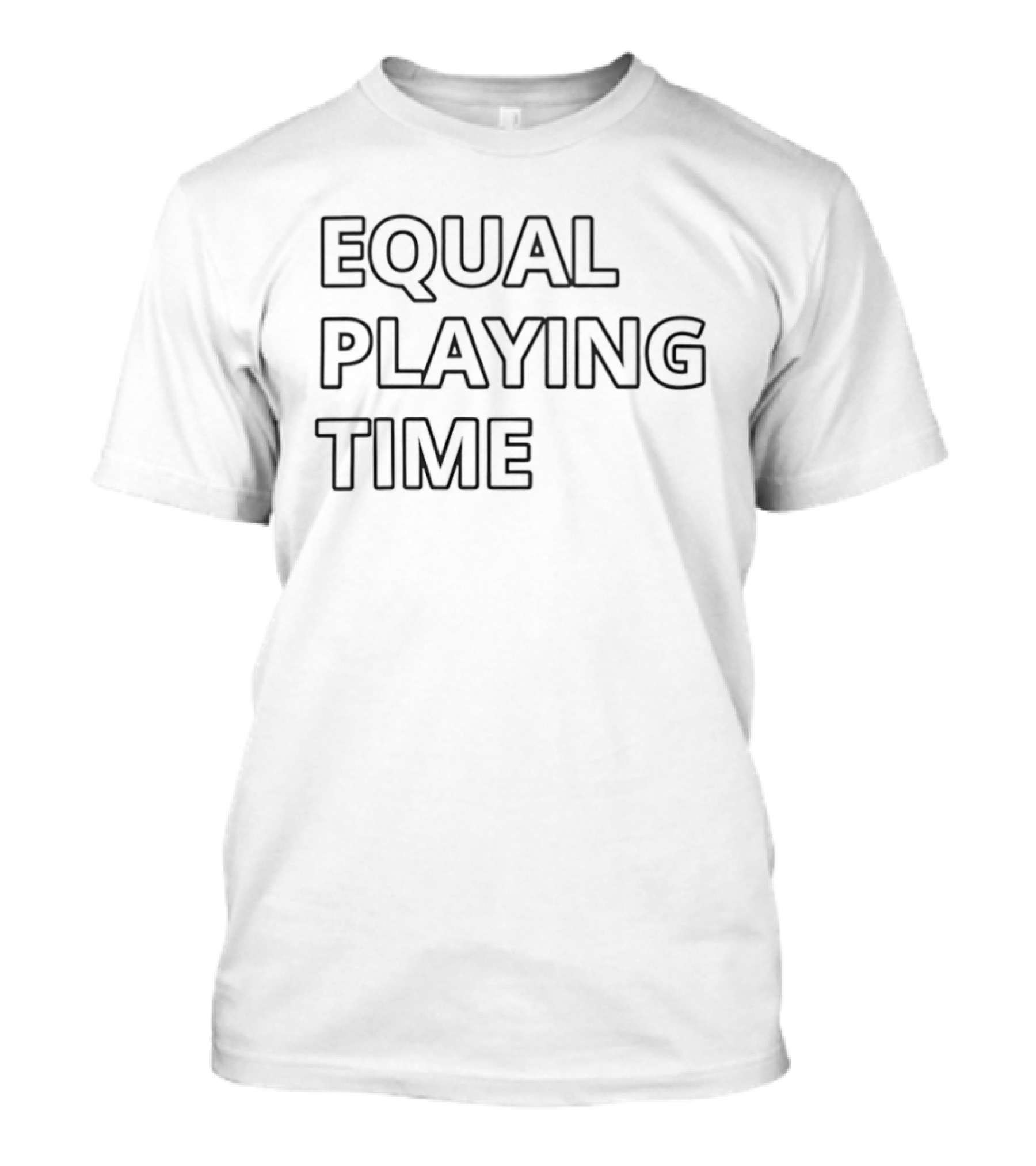Equal Playing Time Equality Sports Equity Empowerment T-Shirt