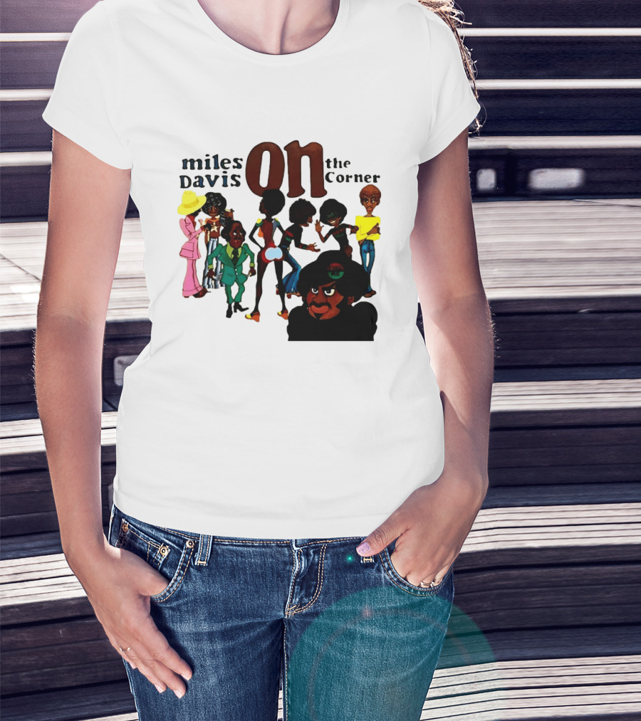 Miles Davis On The Corner Album Characters T-Shirt