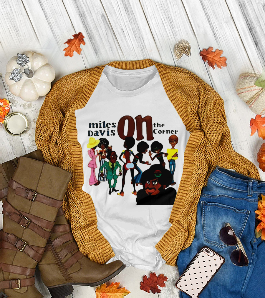 Miles Davis On The Corner Album Characters T-Shirt