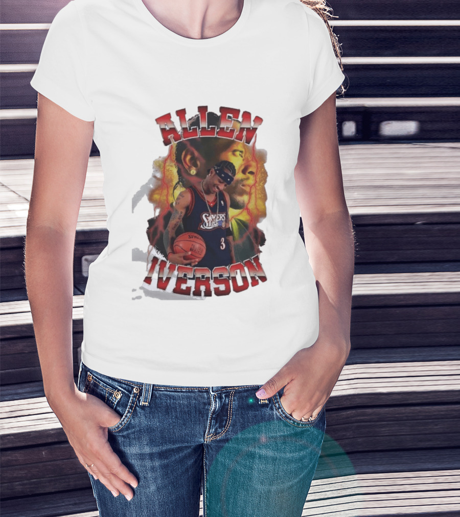 Allen Iverson Philadelphia 76ers Basketball Legend T-Shirt
