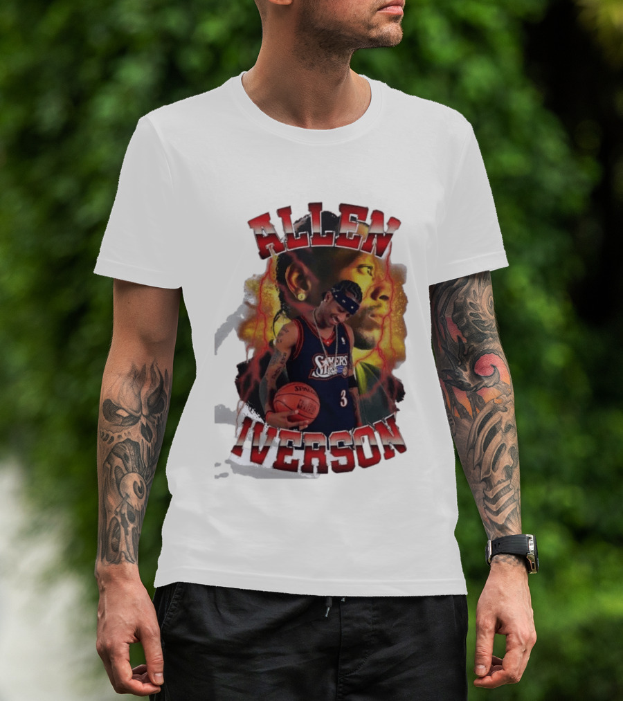 Allen Iverson Philadelphia 76ers Basketball Legend T-Shirt