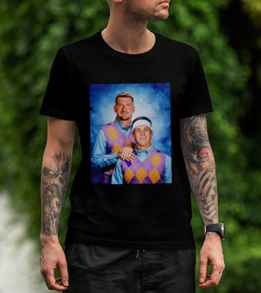 Austin Reaves Luka Doncic Step Brothers T-Shirt