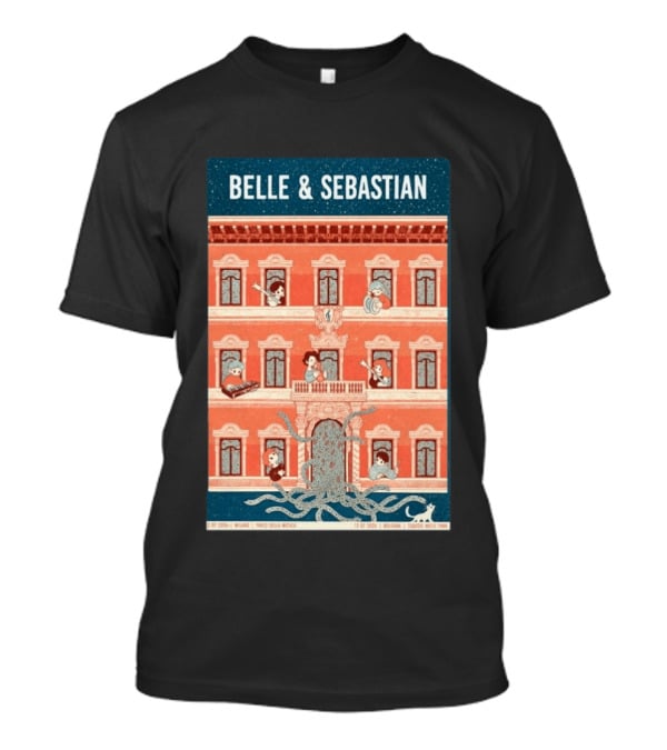Belle And Sebastian July 12 13 2026 Italy Milan Bologna Tour Parco Della Musica Sonic Music Park T-Shirt