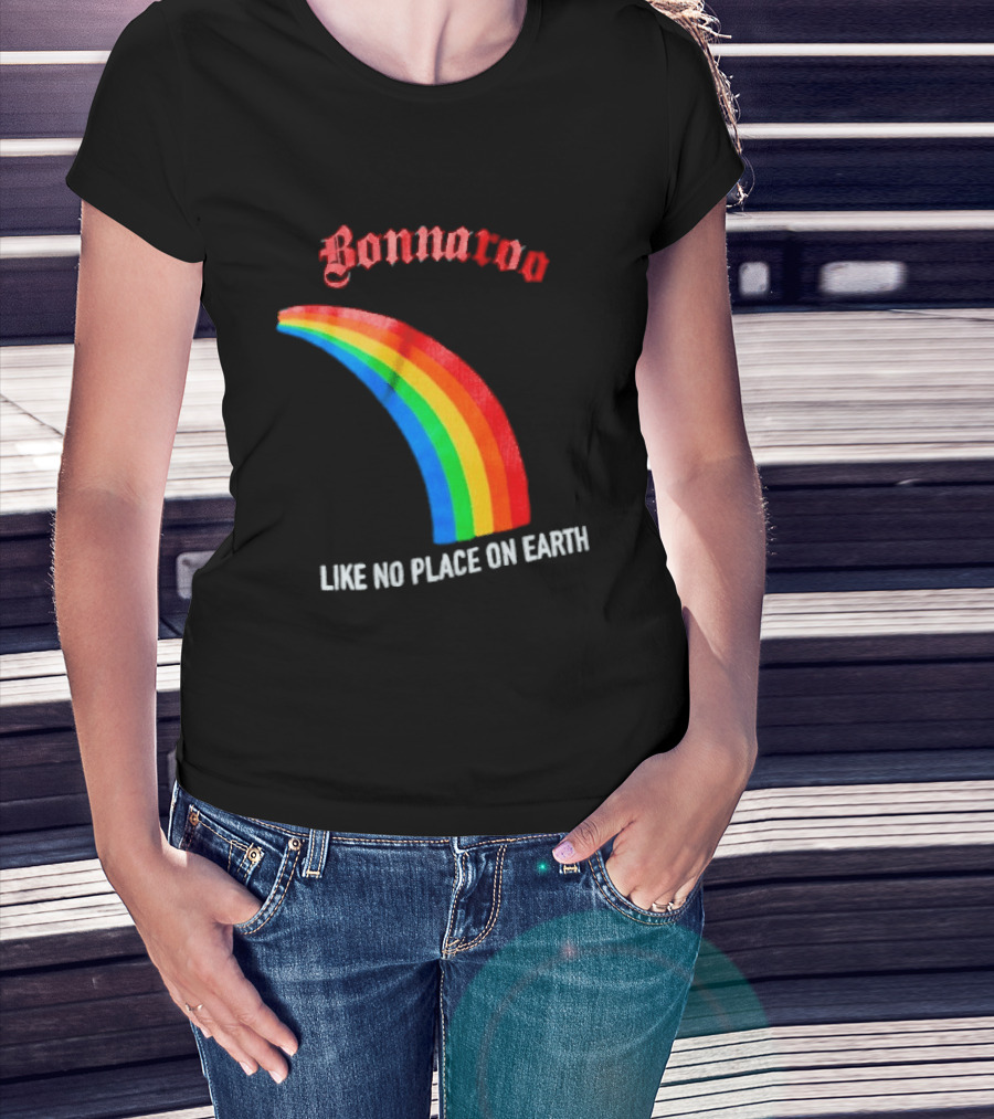 Bonnaroo Rainbow Like No Place On Earth Music Festival T-Shirt