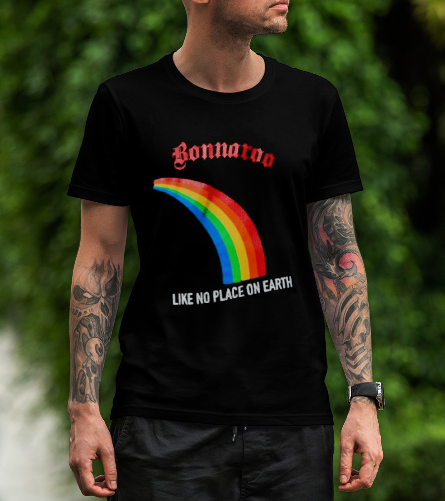 Bonnaroo Rainbow Like No Place On Earth Music Festival T-Shirt