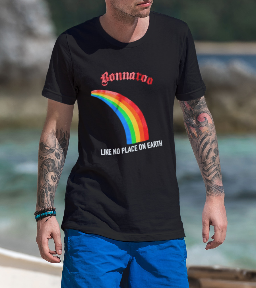 Bonnaroo Rainbow Like No Place On Earth Music Festival T-Shirt