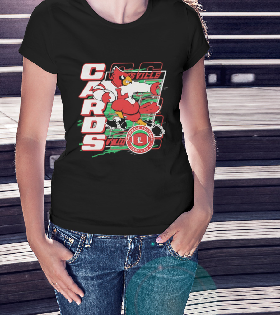 Cards Cardinals Football Fight U Of L Louisville T-Shirt