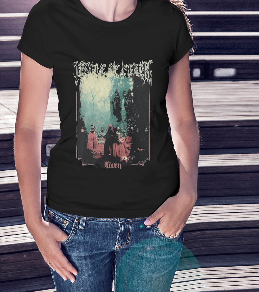 Cradle Of Filth Coven Gothic Gathering Under Moonlit Trees T-Shirt