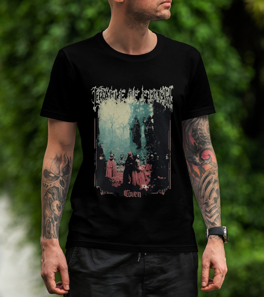 Cradle Of Filth Coven Gothic Gathering Under Moonlit Trees T-Shirt