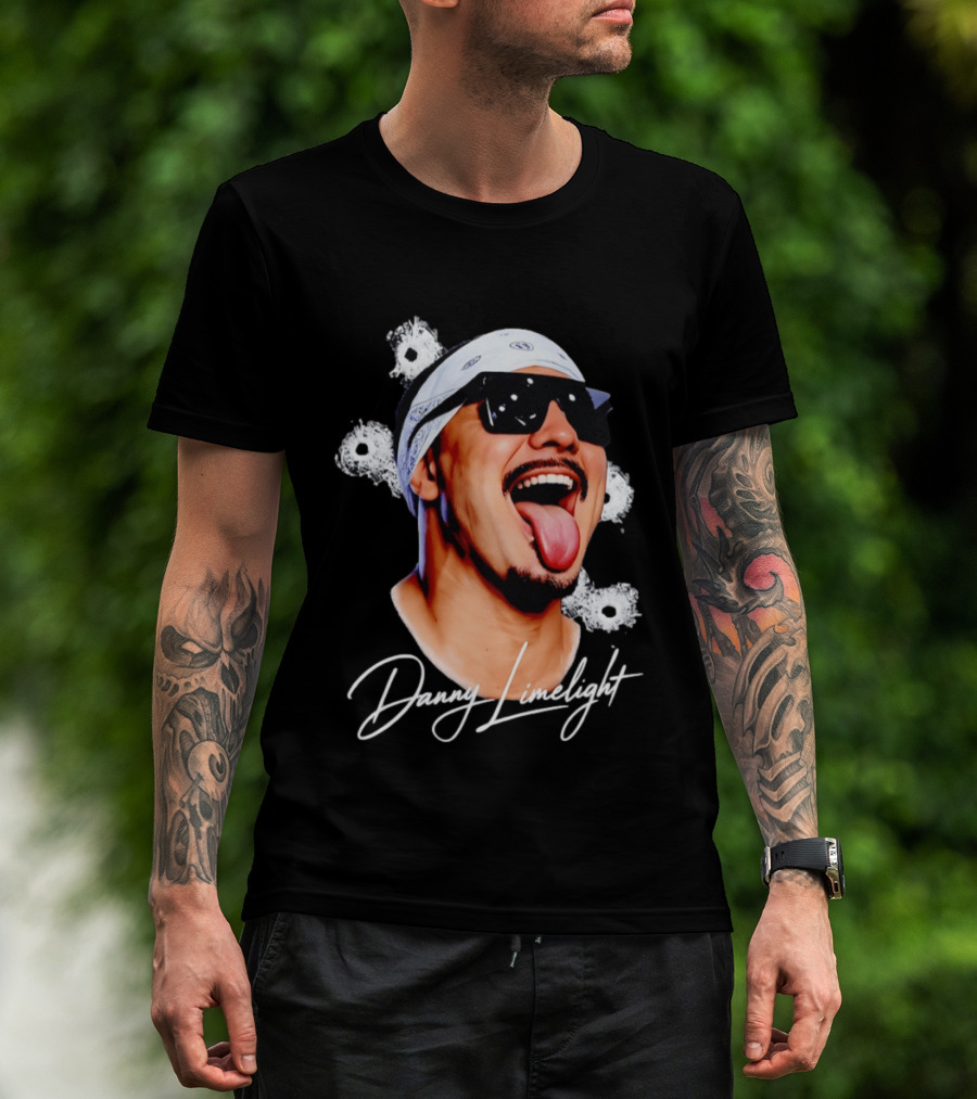 Danny Limelight Wrestling AEW Bandana And Sunglasses T-Shirt