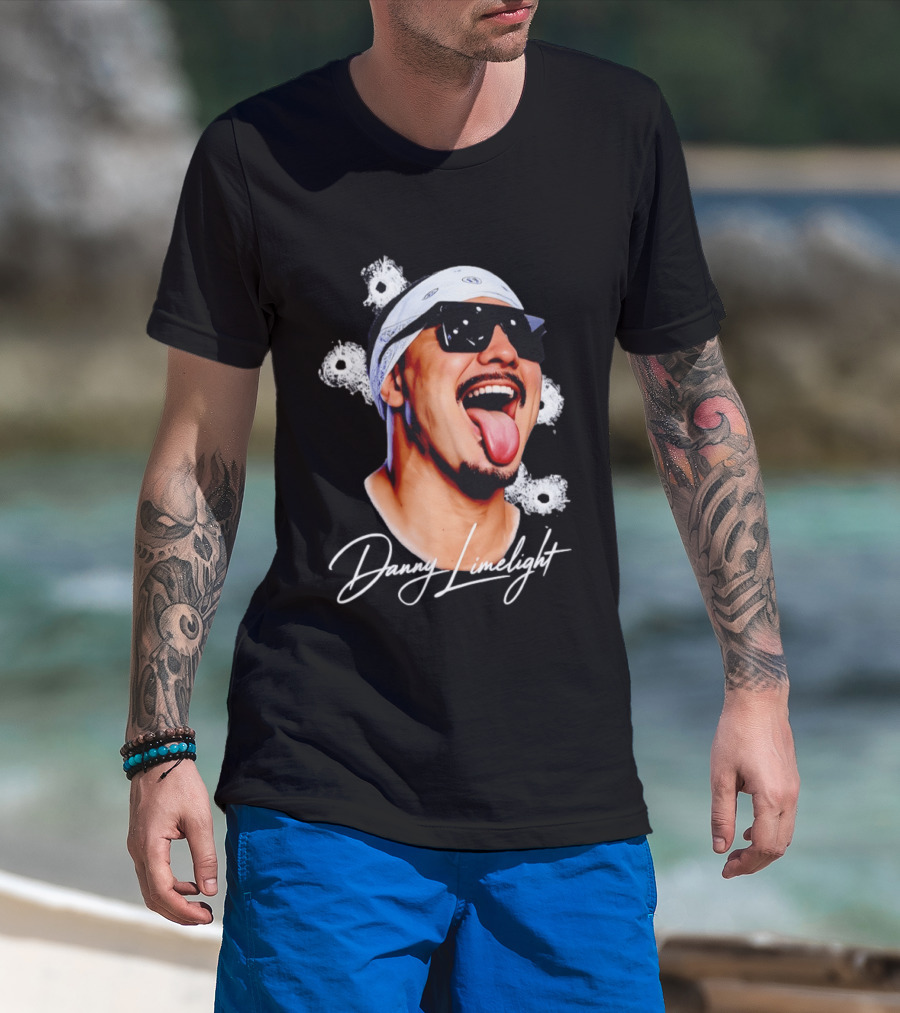 Danny Limelight Wrestling AEW Bandana And Sunglasses T-Shirt