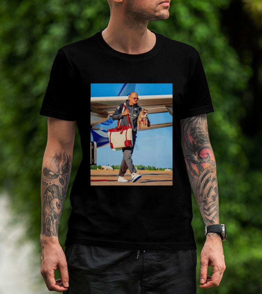 Erling Haaland Returns To Norway With Taxidermy Whiskey Raccoon T-Shirt