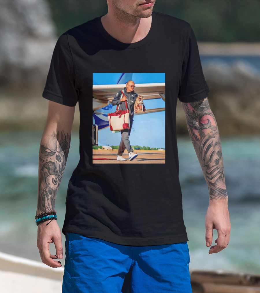 Erling Haaland Returns To Norway With Taxidermy Whiskey Raccoon T-Shirt
